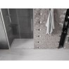 Mexen Velar Duschschiebetür 120 cm, transparent, gebürstetes Nickel - 871-120-000-01-97