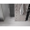 Mexen Velar Schiebetüren 90 cm, Mattglas, Gebürsteter Nickel - 871-090-000-31-97