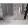 Mexen Velar Schiebetür 110 cm, matt, gebürsteter Nickel - 871-110-000-31-97