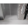 Mexen Velar Schiebetür-Duschwand 150 cm, matt, gebürsteter Nickel - 871-150-000-31-97