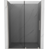 Mexen Velar Duschschiebetür 150 cm, grafit, gebürsteter Nickel - 871-150-000-41-97