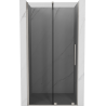 Mexen Velar Schiebetüren Duschwand 120 cm, Graphit, gebürstetes Nickel - 871-120-000-41-97