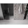 Mexen Velar Schiebetür 110 cm, grafit, gebürsteter Nickel - 871-110-000-41-97
