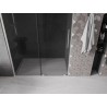 Mexen Velar Schiebetür für die Dusche 130 cm, Graphit, gebürsteter Nickel - 871-130-000-41-97