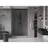 Mexen Velar Duo Schiebetür Dusche 140 cm, transparent, Gun Metal - 871-140-000-02-95