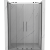 Mexen Velar Duo Schiebetüren 150 cm, transparent, Gun Metal - 871-150-000-02-95