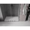 Mexen Velar Duo Schiebetüren Duschtür 160 cm, transparent, Gun Metal - 871-160-000-02-95