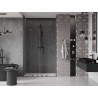 Mexen Velar Duo Schiebetüren Duschtür 160 cm, transparent, Gun Metal - 871-160-000-02-95