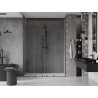 Mexen Velar Duo Schiebetür Dusche 200 cm, transparent, Gun Metal - 871-200-000-02-95