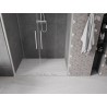 Mexen Velar Duo Schiebeduschtüren 160 cm, transparent, gebürsteter Nickel - 871-160-000-02-97