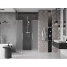 Mexen Velar Duo Schiebetüren für Dusche 140 cm, Raureif, Chrom - 871-140-000-32-01