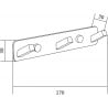 Mexen dreifacher Handtuchhaken, Chrom - 709173-00