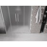 Mexen Velar Duo Schiebeduschtüren 150 cm, Milchglas, Chrom - 871-150-000-32-01