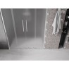 Mexen Velar Duo Schiebetüren 160 cm, Milchglas, Chrom - 871-160-000-32-01
