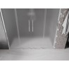 Mexen Velar Duo Schiebetür für Dusche 180 cm, Milchglas, Chrom - 871-180-000-32-01