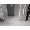 Mexen Velar Duo Schiebeduschtür 150 cm, matt, weiß - 871-150-000-32-20