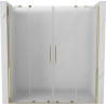 Mexen Velar Duo Schiebetür 180 cm, mattiert, gold - 871-180-000-32-50
