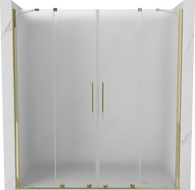 Mexen Velar Duo Schiebetür 180 cm, mattiert, gold - 871-180-000-32-50