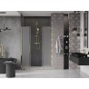 Mexen Velar Duo Schiebetür Duschwand 160 cm, mattiert, gold - 871-160-000-32-50