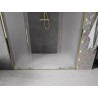 Mexen Velar Duo Schiebetür-Duschabtrennung 200 cm, mattiert, goldfarben - 871-200-000-32-50