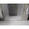 Mexen Velar Duo Schiebeduschtüren 170 cm, Milchglas, Gold - 871-170-000-32-50