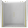 Mexen Velar Duo Schiebetür 180 cm, mattiert, gold gebürstet - 871-180-000-32-55
