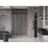 Mexen Velar Duo Schiebeduschtüren 150 cm, Frost, Roségold - 871-150-000-32-60