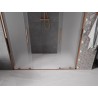 Mexen Velar Duo Schiebetür Dusche 200 cm, matt, Roségold - 871-200-000-32-60