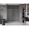 Mexen Velar Duo Schiebeduschtür 170 cm, Milchglas, gebürstetes Gun Gray - 871-170-000-32-66