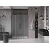 Mexen Velar Duo Schiebetüren 140 cm, matt, schwarz - 871-140-000-32-70