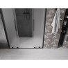 Mexen Velar Duo Schiebeduschtür 160 cm, matt, schwarz - 871-160-000-32-70
