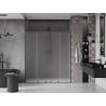 Mexen Velar Duo Schiebeduschtüren 180 cm, Frostglas, Gun Metal - 871-180-000-32-95