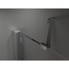 Mexen Velar Duo Schiebetür Duschwand 140 cm, matt, Gun Metal - 871-140-000-32-95