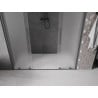 Mexen Velar Duo Schiebeduschtüren 180 cm, Frostglas, Gun Metal - 871-180-000-32-95
