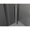 Mexen Velar Duo Duschschiebetüren 200 cm, matt, Gun Metal - 871-200-000-32-95