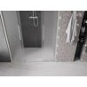 Mexen Velar Duo Schiebetüren 140 cm, Frost, Gebürstetes Nickel - 871-140-000-32-97