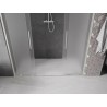 Mexen Velar Duo Schiebeduschtür 180 cm, Frost, gebürsteter Nickel - 871-180-000-32-97