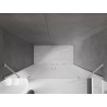 Mexen Velar Duo Schiebeduschtür 180 cm, Frost, gebürsteter Nickel - 871-180-000-32-97