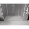 Mexen Velar Duo Schiebetür-Duschabtrennung 170 cm, satiniert, gebürsteter Nickel - 871-170-000-32-97