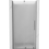 Mexen Velar Schiebetüren Dusche 100 cm, Frost, Gun Metal - 871-100-000-31-95