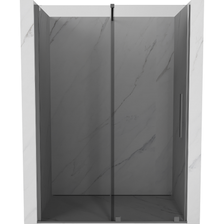 Mexen Velar Schiebeduschtür 150 cm, Graphit, Gunmetal - 871-150-000-41-95