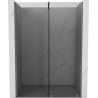 Mexen Velar Schiebeduschtür 150 cm, Graphit, Gunmetal - 871-150-000-41-95