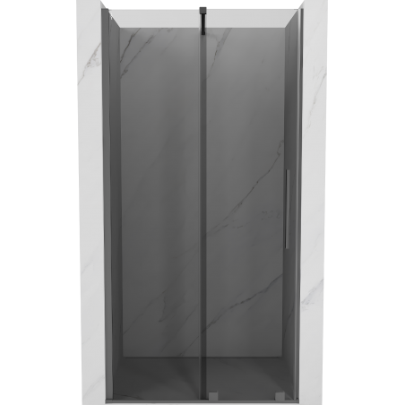 Mexen Velar Schiebetür für die Dusche 110 cm, Graphit, Gun Metal - 871-110-000-41-95