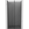 Mexen Velar Schiebeduschtür 90 cm, Graphit, gebürstetes Gun Gray - 871-090-000-41-66