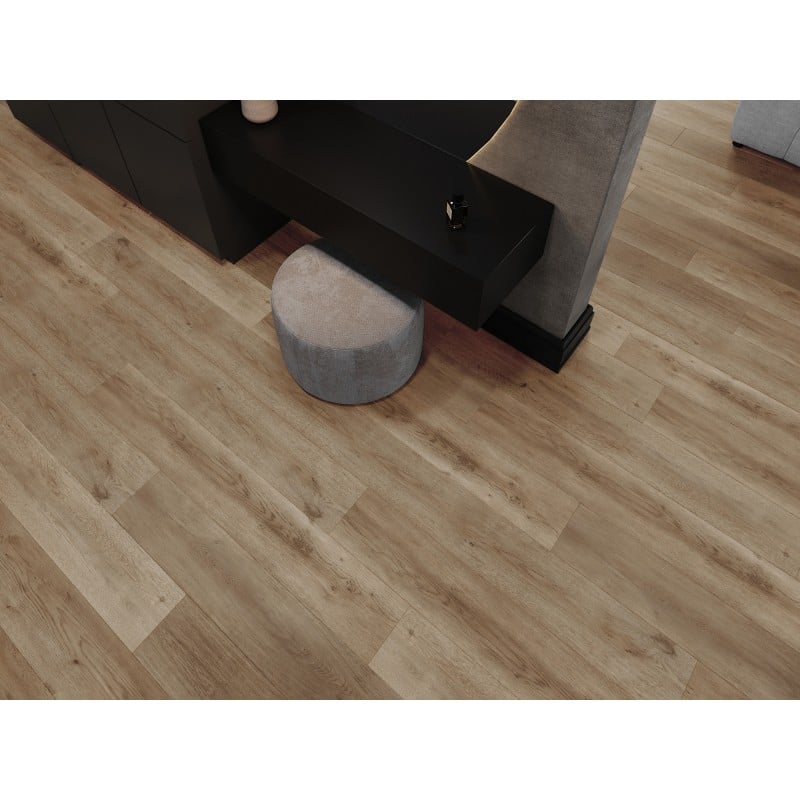 Mexen Spirit Lake Probe von SPC-Vinylpaneelen 6,5 mm, IXPE-Unterlage 1,5 mm, 4 V-Fuge, Eiche - F1001-S