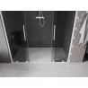 Mexen Velar Duo Schiebeduschtür 170 cm, Grafit, Weiß - 871-170-000-42-20