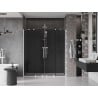 Mexen Velar Duo Schiebeduschtür 170 cm, Grafit, Weiß - 871-170-000-42-20