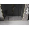 Mexen Velar Duo Schiebetüren 200 cm, Graphit, gebürstetes Gold - 871-200-000-42-55