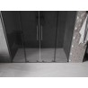 Mexen Velar Duo Schiebetür-Duschabtrennung 180 cm, Graphit, gebürstetes Gun Gray - 871-180-000-42-66