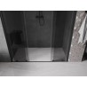 Mexen Velar Duo Dusch-Schiebetüren 170 cm, Grafit, Schwarz - 871-170-000-42-70